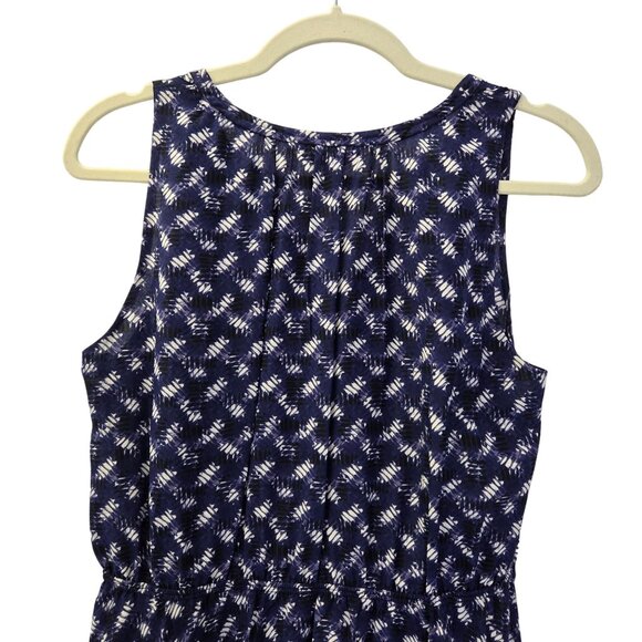 Rebecca Taylor 100% Silk Graphic Print Fit & Flare Mini Dress Size 4 - Picture 5 of 6